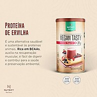 Nutrify Vegan Tasty: Proteína Vegetal Cheesecake Frutas Vermelhas 420g - imagem 2