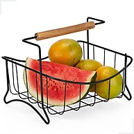 Fruteira Aramada Preto Arthi – Elegância e Praticidade na Sua Cozinha - imagem 1
