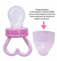 Porta Frutinha RS-C Médio - Silicone Seguro para Introdução Alimentar - imagem 4