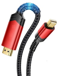 Cabo Mini DisplayPort para HDMI 1m Premium: Imagem Full HD com Qualidade Superior - imagem 1