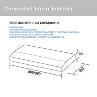 Depurador de Ar Suggar Slim 60cm: Livre-se da Fumaça! - imagem 2