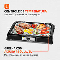 Churrasqueira Elétrica Mondial CH 05: Sem Fumaça! - imagem 2