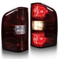 Luzes Traseiras Fumê Vermelhas MAYELLO para Chevy Silverado 1500/2500/3500 (2007-2014) - Plug & Play - imagem 1