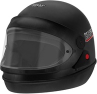 Capacete Fechado Sport Moto Classic Tam. 58 - Viseira Fumê Preto Fosco | Segurança e Estilo - imagem 1