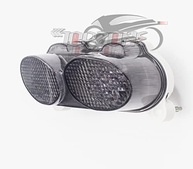 Lanterna Traseira LED Fumê com Setas Integradas para Kawasaki Ninja ZX-6R/ZX-9R/ZR7 (98-05) - imagem 4