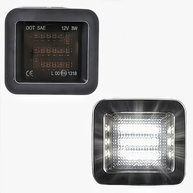 Conjunto Lâmpada LED Placa Ford F150 Raptor 2015-2024 - Lente Fumê 6000K Branca Plug N Play (2 Peças) - imagem 2