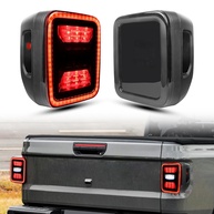 Lanternas Traseiras LED Fumê para Jeep Gladiator JT 2020-2023: Estilo e Segurança Aprimorados - imagem 1