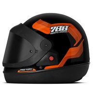 Capacete Fechado Pro Tork Sport 788 Laranja - Tamanho 56 com Viseira Fumê - imagem 1