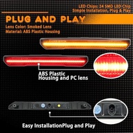 Kit Luzes LED Fumê P/ Para-choque GMC Sierra 2500HD/3500HD (2020-2024) - Upgrade Completo - imagem 4