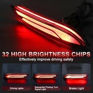 Luzes de Freio e Seta LED Fumê para Toyota Camry 2018-2025 - Segurança e Estilo - imagem 3