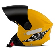 Capacete Aberto Mixs Way Amarelo Tam. 58 com Viseira Fumê - Segurança e Estilo para Você! - imagem 2
