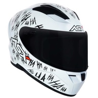 Capacete ASX Fun Branco Brilho: Estilo e Segurança para Sua Cidade | Tamanho XL - imagem 5