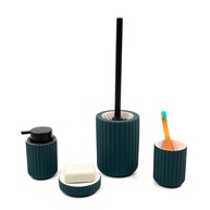 Saboneteira de Resina Verde Laguna Oikos: Elegância e Função - imagem 2