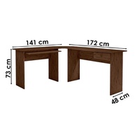 Mesa de Canto Max Jacarandá Zanzini: Design Compacto e Funcional - imagem 2