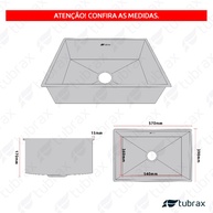 Cuba de Cozinha Inox 304: Gourmet e Funcional - imagem 2