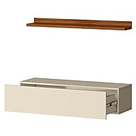 Bancada Suspensa 99cm com Gaveta Slat M20 – Moderna e Funcional - imagem 2