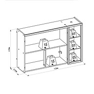 Armário Aéreo Cozinha 120cm Allure: Moderno e Funcional - imagem 2