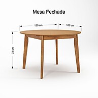 Mesa Extensível Tarsila: Redonda e Funcional! - imagem 2