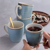 Caneca de Cerâmica 379ml Classhome Corona Caoba: Elegância Funcional - imagem 2