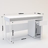 Escrivaninha Chicago 120cm: Design e Funcionalidade - imagem 2
