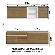 Cozinha Completa 240cm: Design e Funcionalidade! - imagem 2