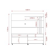 Rack Painel TV 65” Frizz Cumaru: Design e Funcionalidade - imagem 2