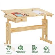 Escrivaninha Madeira Flexi: Design e Funcionalidade - imagem 2