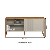 Rack TV 55" Gold: Design e Funcionalidade - imagem 2