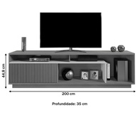Rack TV 75" Granada: Design e Funcionalidade - imagem 2