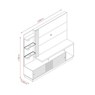 Estante TV 60" Frizz Plus: Design e Funcionalidade - imagem 2
