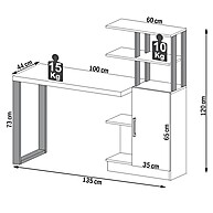 Escrivaninha Industrial Pradel: Design e Funcionalidade - imagem 2