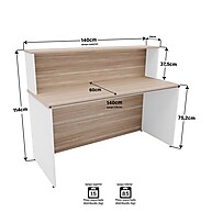 Balcão Recepção 140x60cm – Elegância e Funcionalidade - imagem 2