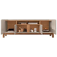 Rack Lizz 190 com 4 Portas Soft-Close – Elegância e Funcionalidade - imagem 2