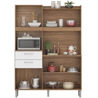 Armário de Cozinha 6 Portas 2 Gavetas Harmonia - Organize com Estilo e Funcionalidade - imagem 5