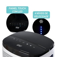 Climatizador de Ar Frio WAP AIR PROTECT 20L com Painel Touch, 6 Funções e Baixo Ruído 135W - imagem 5