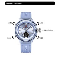 Relógio Feminino NAVIFORCE 7109: Elegância e Funções! - imagem 2