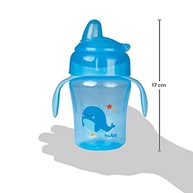 Copo Fundo do Mar Azul com Alça Removível - Buba 240ml BPA Free - imagem 4