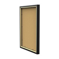 Moldura 84x119cm A0 Preta com Fundo – Sem Vidro | Madeira Reflorestada - imagem 4