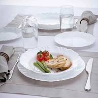 Prato Fundo Pétala em Vidro Duralex Opaline - Estilo e Resistência para sua Mesa - imagem 5
