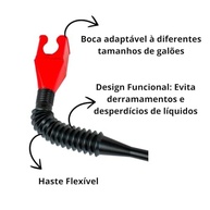 Funil Dobrável Multiuso Sigma Tools: Reabasteça Combustível, Óleo e Água com Facilidade! - imagem 2