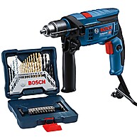 Furadeira Bosch GSB 13 RE + Kit X-Line 30pçs - imagem 1