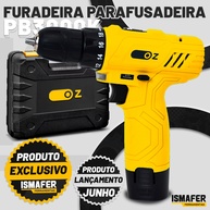 Furadeira Parafusadeira 12V: Kit Completo e Portátil - imagem 1