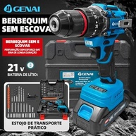 Furadeira Parafusadeira Brushless 21V com Impacto: Potência e Mobilidade Total! - imagem 4