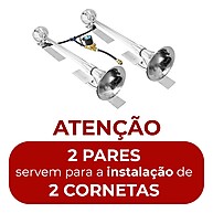 Suporte para Buzina Marítima BRATUS sem Furar - imagem 2