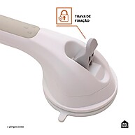 Barra de Apoio com Ventosa 42 cm Jaru Pingoo – Segurança Sem Furar - imagem 2