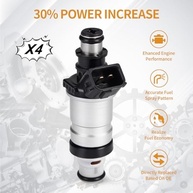 Kit 6 Injetores de Combustível 1 Furo para Honda Civic, Accord e Acura CL - Performance e Economia - imagem 4
