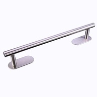 Suporte de Toalha em Aço Inox para Banheiro - Fixação Adesiva 3M Sem Furo - imagem 4