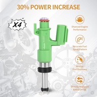 Kit 4 Injetores de Combustível 10 Furos para Toyota Camry, RAV4, Highlander, ES300h, ES250, Avalon, Sienna - Desempenho Otimizado - imagem 4