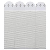 Kit com 8 Fitas Adesivas Removíveis Brancas 8,5cm - Fixação Sem Furos - imagem 4