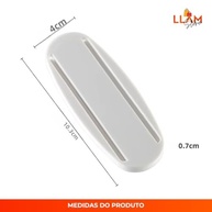 Kit 5 Suportes Adesivos Deslizantes Multiuso: Organize Roteador e Mais Sem Furos! - imagem 3